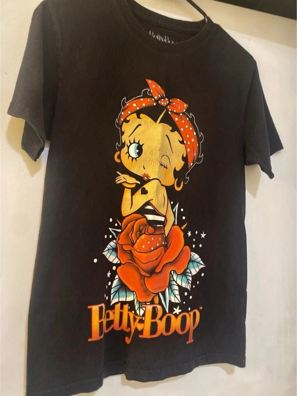 Betty Boop graphic tee Graphic Short Sleeve Tee in Black